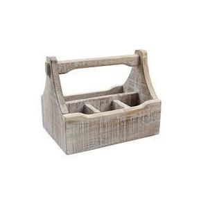 Caddie en bois rustique fini, artisanal, nouveau Design, ustensiles de cuisine, caddie de service en bois, fabricant - Product Image 1