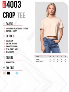 T-shirt da donna con vista sull'ombelico locale US | Top corto personalizzato | Maglietta Casual in morbido cotone - Product Image 6