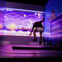 Equipo de Juego Interactivo para Niños con Trampolín Interior y Tecnología de Proyección para Centros de Entretenimiento, Venta al Por Mayor