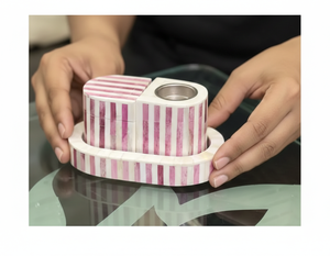 ชุดของขวัญตามสั่งจากอินเดียชุดเครื่องหอมแม่มุกชุดงานฝีมือไม้สำหรับใช้ในศาสนา - Product Image 1