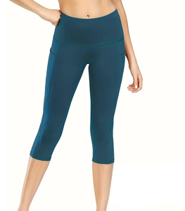 Leggings d'entraînement taille basse femmes pantalons de Yoga Ultra Stretch doux contrôle du ventre athlétique pas de couture avant solide - Product Image 2