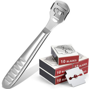 Lames de rechange en acier inoxydable 2025 pour râpe à pieds, tête de lime pour éliminer les callosités et les peaux sèches et dures, outil anti-callosités - Product Image 1