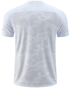 เสื้อยืดโพลีเอสเตอร์พิมพ์ลายพิมพ์ซับลิเมชันเสื้อยืดสตรีทแวร์ระบายอากาศได้ดีเสื้อออกกำลังกายแขนสั้นเสื้อเปล่า - Product Image 3