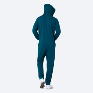 <b>Men</b> Teddy <b>Fleece</b> Onesie Sleep Lounge Adult Sleepwear One Piece <b>Pyjamas</b> Male Jumpsuits Hooded Onesie - Product Image 3
