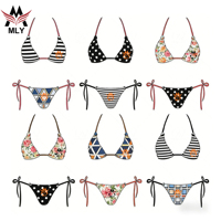 Marque privée Nouveaux modèles Jeunes Filles Sexy extrême Micro Bikini Maillot de bain Femmes Sexy Bikini Maillot de bain