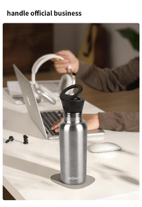 Haut-parleur Bluetooth 3 en <span class=keywords><strong>1</strong></span> Bouteille d'eau en acier inoxydable 12OZ 18.6OZ avec support de téléphone magnétique Bâton 6W MagBottle Haut-parleur Sporting - Product Image 5