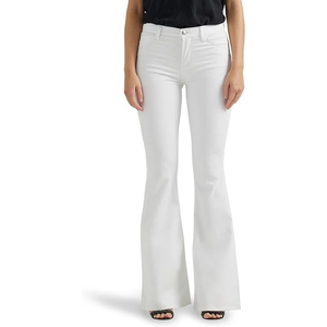 Vêtements décontractés vente en ligne pantalon évasé pour femmes à la mode Service OEM bas prix vêtements d'extérieur tendance pantalon évasé pour femmes - Product Image 1