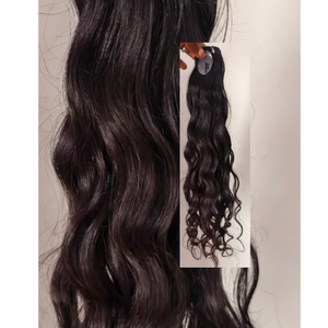 ผมแท้ธรรมชาติอินเดีย 100% เกรด Remy  แบบเส้นเดียวจากผู้บริจาค  แบบตรง  คุณภาพสูงสุด - Product Image 3