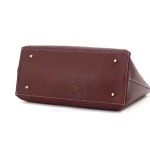 Venta caliente Durable Hecho en Pakistán Bolso de mano de cuero Diseño de logotipo personalizado Bolso de mano de cuero ligero - Product Image 4