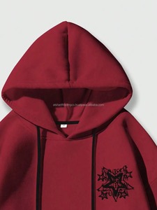 Pull à capuche brodé tendance pour hommes, fermeture éclair, respirant, confortable, tissu polaire 100% coton, hiver, logo couleur personnalisé - Product Image 6