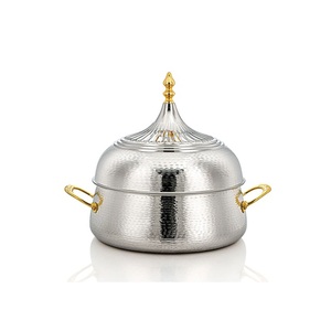 Pot chaud de service de conception fantastique en pot chaud de couleur d'argent et d'or d'acier inoxydable pour l'usage de restaurant d'hôtel - Product Image 4