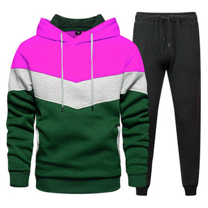 Survêtement pour homme, tendance, coupe classique, écologique, respirant, XXL, hiver, logo, manches longues, tissu léger, motif uni - Product Image 3