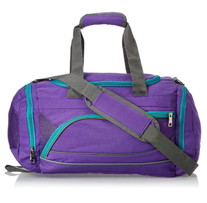 Bolsa de lona de entrenamiento de lujo para mujer 2022, bolsa de viaje de gimnasio deportiva de lona con logotipo personalizado, ligera con cierre de cremallera de gran capacidad - Product Image 1