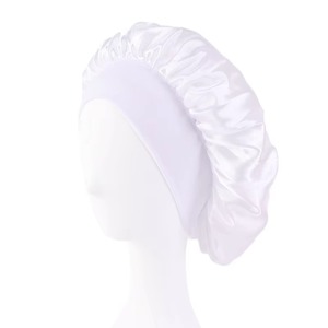 Alpha Kapa Alpha Bonnet de luxe en satin avec logo imprimé brodé Casquette de nuit réversible réglable à double couche Style sororité - Product Image 5