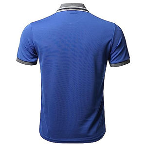 Dernier modèle de chemise en toile pour homme, coton confortable et respirant pour le cou, manches courtes, vêtements de rue de golf élégants - Product Image 4