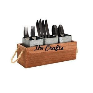 Porte-couverts en bois et en fer de très bonne conception, porte-couverts et porte-serviettes pour accessoires de table - Product Image 5