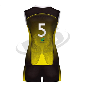 Vêtements de sport de gros avec service OEM, uniforme de volleyball, design professionnel, uniforme de volleyball personnalisé par sublimation pour adultes - Product Image 6