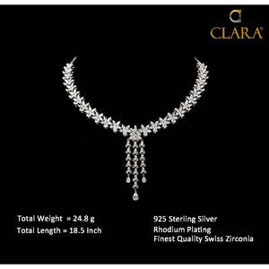 Collar Clara de Plata de Ley 925 con Cristal Shiza - Product Image 6