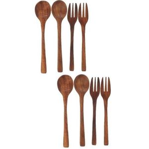 Cuchara de madera artesanal con mango de ágata Herramienta de cocina funcional y decorativa - Product Image 1