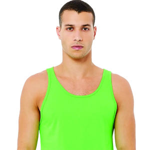 Camiseta sin mangas informal para hombre de talla grande superventas Camiseta deportiva de mezcla de algodón y poliéster con logotipo personalizado transpirable a la venta - Product Image 4