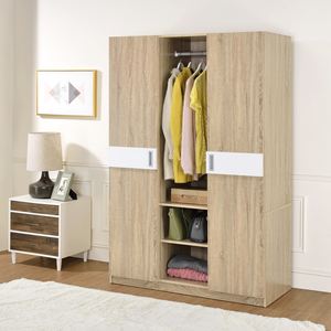 Armoire contemporaine à deux portes pour la maison ou la villa utilisation de meubles de chambre à coucher - Product Image 4