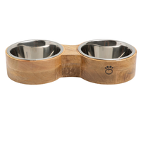 Meilleur choix, excellent choix : Gamelles et distributeurs de nourriture artisanaux en bois naturel pour chats et chiens, fabriqués au Vietnam
