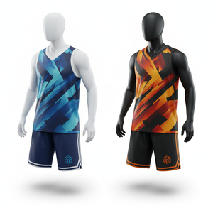 Conjunto de Uniforme de Baloncesto sin Mangas, Transpirable, de Secado Rápido, 100% Poliéster, Reversible, para Entrenamiento - Product Image 4