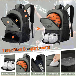 Mochila de Baloncesto Ligera, Ergonómica, con Curva Fisiológica para Mayor Comodidad, Personalizable, Transpirable, con Logotipo Impreso, para Interiores y Exteriores - Product Image 6