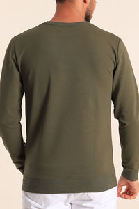 Sweat-shirt léger et chaud pour homme, idéal pour la superposition, les tenues décontractées et le confort quotidien, doté d'un tissu respirant. - Product Image 2