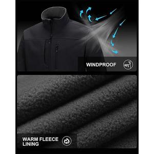 Chaqueta Táctica Acolchada para Hombre, Transpirable, Gruesa, Resistente al Desgaste, Cortavientos, Impermeable, Elástica, con Cremallera, para Invierno - Product Image 3