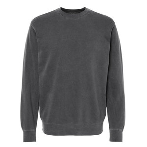 360g Cotton Pullover Wholesale Long Sleeve Embroidery Custom Logo Blank <b>Men's</b> Sweatshirts Deep <b>Grey</b> - Product Image 1