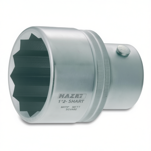 Hazet 1'' Short <b>12</b>-<b>Point</b> Metric Square <b>Socket</b> - Product Image 2