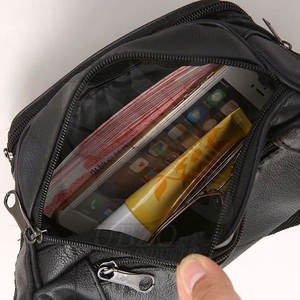 Sac de ceinture en cuir personnalisé de haute qualité Fabriqué au Pakistan Sac de taille en cuir pour hommes Sac de taille en cuir - Product Image 6