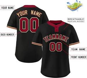 2025 Sublimación Uniforme de béisbol Equipo Jersey Por encargo Usted propio diseño - Product Image 2