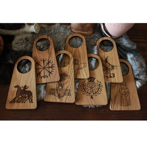 Corne de Viking artisanale en bois gravée au laser à vendre en vrac de l'Inde - Product Image 1