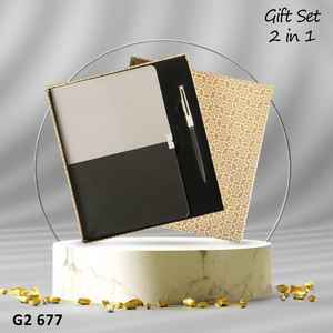Wholesale A5 Business Notebook Set with Luxury Roller Pen Honeycomb Design Handmade Premium Promotional <b>Gift</b> Box Included - Product Image 4