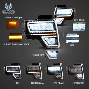 Faros Delanteros LED VLAND, Faros Delanteros de Repuesto con Reflector LED Completo para <span class=keywords><strong>Ford</strong></span> F150 de 12.ª Generación 2009-2014 - Product Image 2