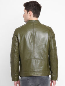 2025 haut à la mode haut de gamme qualité moderne mode élégant Design personnalisé véritable 100% coupe-vent véritable Vintage veste en cuir pour hommes - Product Image 6