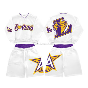 Conjunto Casual de Verano para Hombre, Color Sólido, Tejido de Punto, Manga Corta y Pantalones Cortos, Ligero, Cintura Elástica, Tallas Grandes - Product Image 4