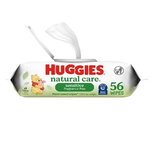 Toallitas Húmedas para Bebé Huggies Natural Care Sensitive, Suaves e Hipoalergénicas para Recién Nacidos y Niños Pequeños, Rutina de Cuidado de la Piel - Product Image 2