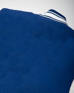 Bordado transpirable Mangas de cuero Lana Invierno High Street Style CollegeBaseballjacket para hombres - Product Image 4