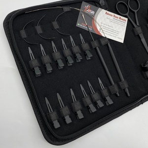 ชุดคีมต่อผมลูกปัดขนาดเล็กเป็นมิตรกับสิ่งแวดล้อมชุดอุปกรณ์สำหรับการต่อผมสีดำด้านเกรดสเตนเลสสตีลใช้ในเชิงพาณิชย์ - Product Image 3