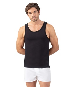 High Quality Breathable Custom Logo Men's Running Mash Tank Top Unisex Casual Eco-Friendly 100% Cotton Quick Dry - Product Image 2