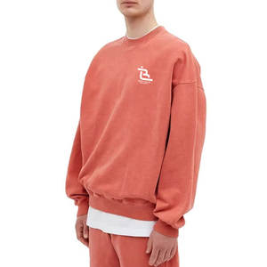 Sweat-shirt pour homme personnalisé, délavé à l'acide, pour un usage quotidien, avec tissu extensible, sweat-shirt pour homme de haute qualité, délavé à l'acide - Product Image 1