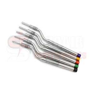 Phòng thí nghiệm nha sĩ răng nha khoa cấy ghép osteotome cụ thiết lập 10 pcs maxillary xoang Lift uốn cong thẳng răng khai thác - Product Image 6