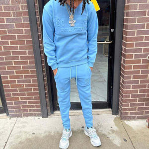 ชุดวอร์มมีฮู้ดสำหรับผู้ชายชุดออกกำลังกายแบบรูดซิปขึ้นพิมพ์ลายเข้ารูปแบบกำหนดเองสำหรับฤดูหนาว - Product Image 3