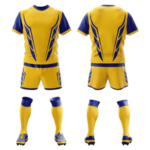 Uniformes de fútbol de poliéster 2024 de alta calidad personalizados más vendidos 100%, camisetas de fútbol americano XL transpirables, Fútbol por sublimación - Product Image 3