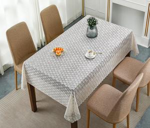 Boen trắng thêu Khăn trải bàn Khăn trải bàn không thấm nước với ren cho Đảng - Product Image 1