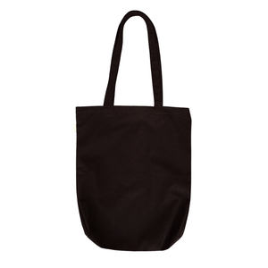 Hand Painted Folk Art Motifs Tote <b>Bag</b> Black Cotton 100% Cotton <b>Medium</b> Size Style Handle Heat Transfer Printing for Advertising - Product Image 6