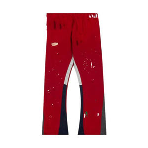 High Quality Custom Track Man <b>Trouser</b> Flare Heavyweight Cotton Sweatpants <b>Men</b> Stack Jogger Flare Sweat Pants - Product Image 1